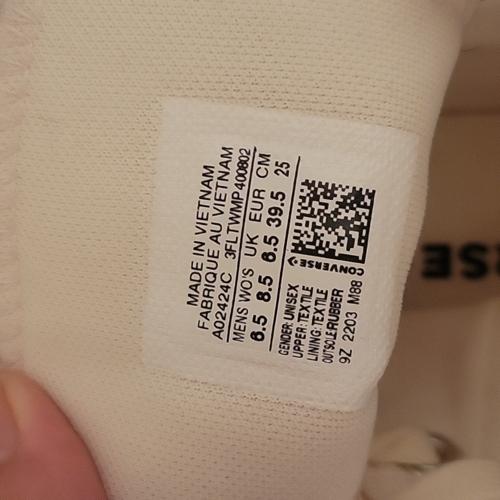 Converse‎ lug sneakers unisex women's 8.5 men's 6.5 EUC Sneakerhead Indie Sleaze - Picture 8 of 9